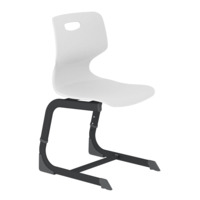 Настоящее фото товара Стул Lime, белый, антрацит, произведённого компанией ChiedoCover