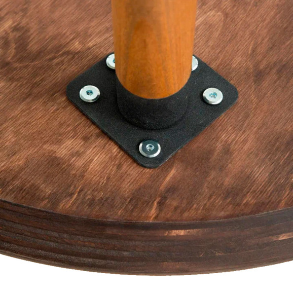 Стол круглый D900, коричневый Стол круглый D900, коричневый - фото 6