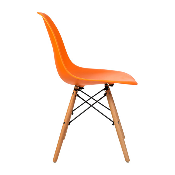 Стул Eames оранжевый - фото 2