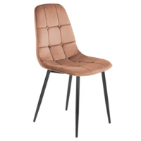 Настоящее фото товара Стул Coalescence, бежевый велюр, произведённого компанией ChiedoCover