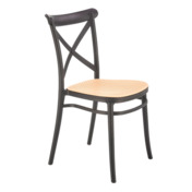 Фотография товара Стул Curve, чёрный, коричневый от компании ChiedoCover.