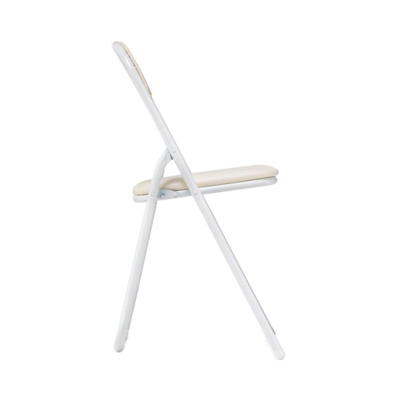 Стул на металлокаркасе Fold 1 складной beige / white Стул на металлокаркасе Fold 1 складной beige / white - фото 3