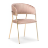 Стул Kamelia cappuccino / gold