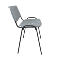 Фотография товара Стул Изо, пластик, серый от компании ChiedoCover.