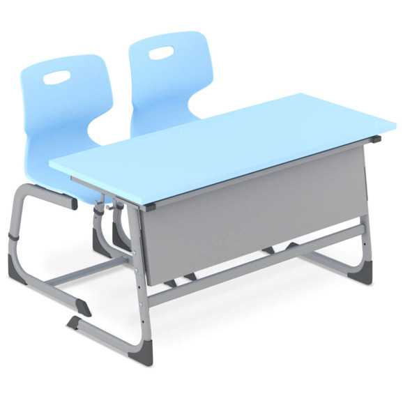 Стул Lime, голубой, серый Стул Lime, голубой, серый - фото 3