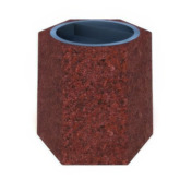 Фотография товара Урна бетонная Брест мини, красно-серый гранит от компании ChiedoCover.