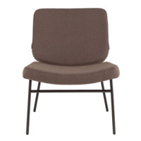 Фотография товара Кресло Abby, велюр коричневый, каркас серо-коричневый от компании ChiedoCover.