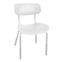 Настоящее фото товара Стул Jin, белый, хром, произведённого компанией ChiedoCover