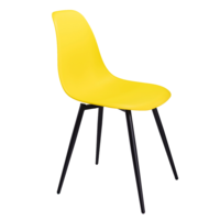 Настоящее фото товара СТУЛ EAMES 25 Р ЖЕЛТЫЙ, произведённого компанией ChiedoCover