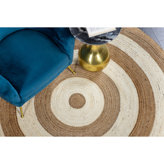 Индийский ковёр «JUTE» NAT-CHAMP(Round) - фото 8