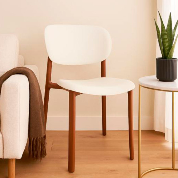 Пластиковый стул Mokka brown / milky - фото 7