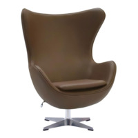 Настоящее фото товара Кресло Egg Chair, коричневый, произведённого компанией ChiedoCover