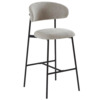 Стул барный ARIA, светло-серый, черный Стул барный ARIA, светло-серый, черный