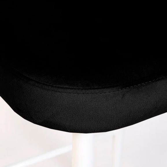 Стул Пиннате, барный, черный, белый, велюр - фото 10