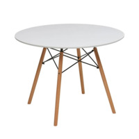 Настоящее фото товара Стол Eames, Д80, белый, произведённого компанией ChiedoCover
