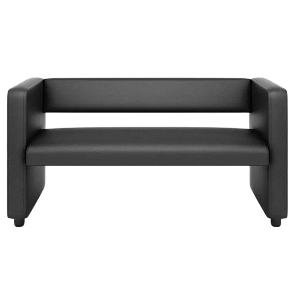 Диван Тепал, экокожа, черный - фото 2