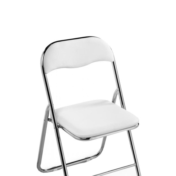 Стул на металлокаркасе Fold 1 складной white / chrome Стул на металлокаркасе Fold 1 складной white / chrome - фото 4