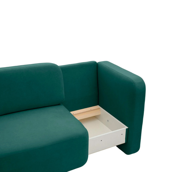Кушетка-диван Хьюст-1, зеленый - фото 5