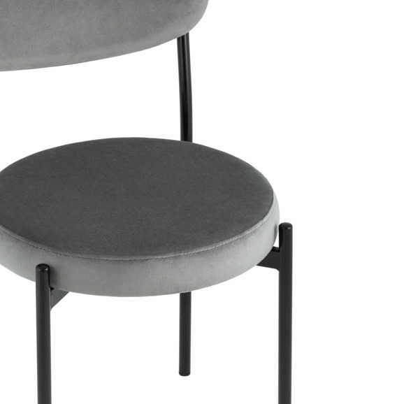 Стул Бриф NEW велюр, темно-серый Стул Бриф NEW велюр, темно-серый - фото 6