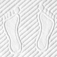 Настоящее фото товара Полотенце  для ног белое 700, произведённого компанией ChiedoCover