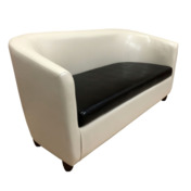 Фотография товара Диван Вейв двухместный, кремовый-шоколадный от компании ChiedoCover.