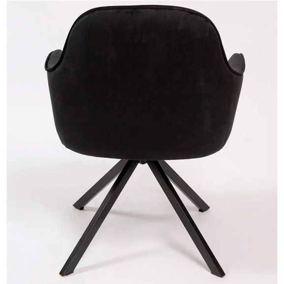 Кресло Сета, пирамида, поворотное основание, черный, велюр - фото 5