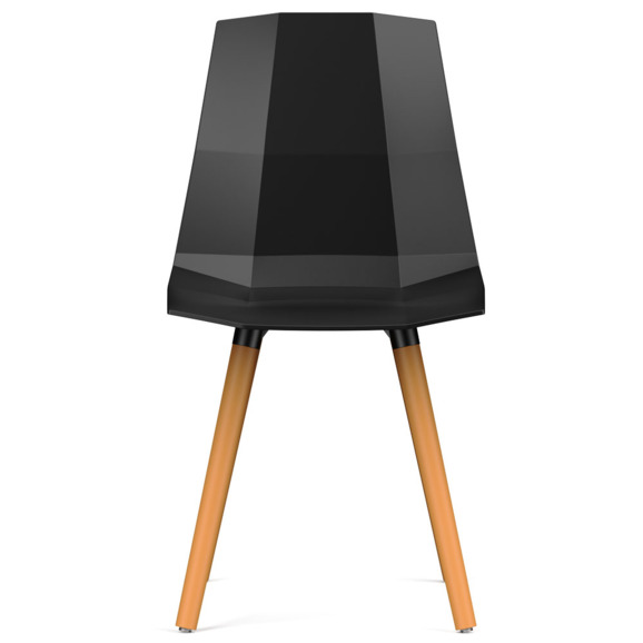 Стул Plan, черный, бежевый Стул Plan, черный, бежевый - фото 2