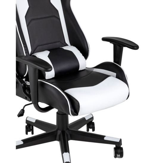 Кресло игровое TopChairs Diablo белое - фото 5