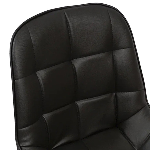 Стул Мускус, пирамида, кожа, черный, черный - фото 7