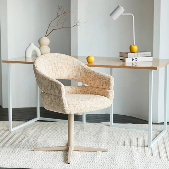 Кресло Teffi, бежевый, светло-серый - фото 6