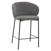 Фотография товара Стул полубарный Тисдейл букле темно-серый от компании ChiedoCover.