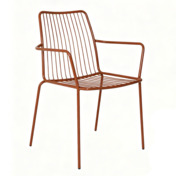 Фотография товара Стул Лион с подлокотниками, медно-коричневый от компании ChiedoCover.