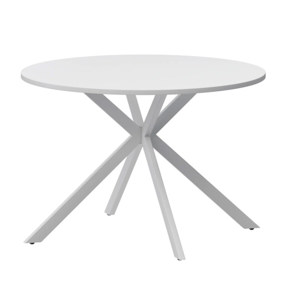 Стол нераздвижной Грант 900 супер белый ,белый муар - фото 1