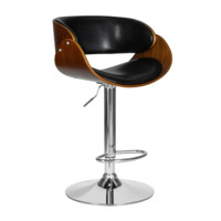 Настоящее фото товара Барный стул крутящийся 5078 коричнево-черный, произведённого компанией ChiedoCover