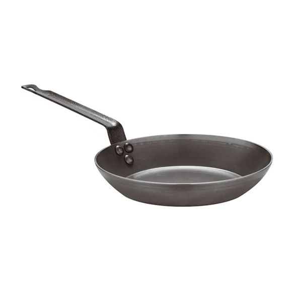 Сковорода сталь черная, серый Сковорода сталь черная, серый - фото 1