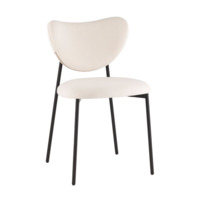 Настоящее фото товара Стул Рина велюр молочный, произведённого компанией ChiedoCover