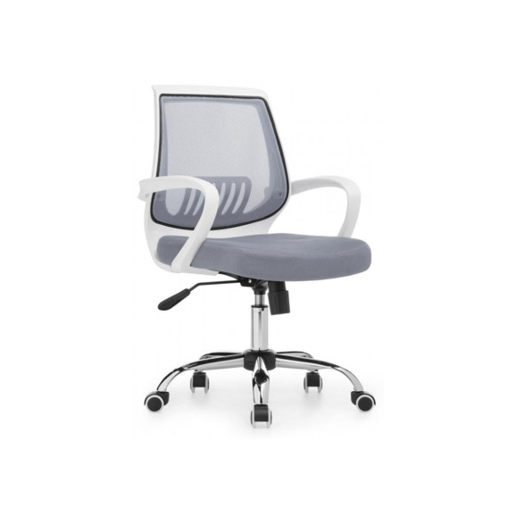 Компьютерное кресло Ergoplus light gray / white - фото 1