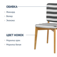 Фотография товара стул Safir, рогожка от компании ChiedoCover.