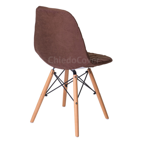 Чехол Е06 на стул Eames, коричневый - фото 2