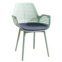 Настоящее фото товара Стул пластиковый Майдо, зеленый, произведённого компанией ChiedoCover