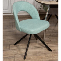 Фотография товара Стул Пиннате, пирамида, мятный, черный, букле от компании ChiedoCover.