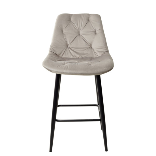 Полубарный стул YAM, светло-серый - фото 1