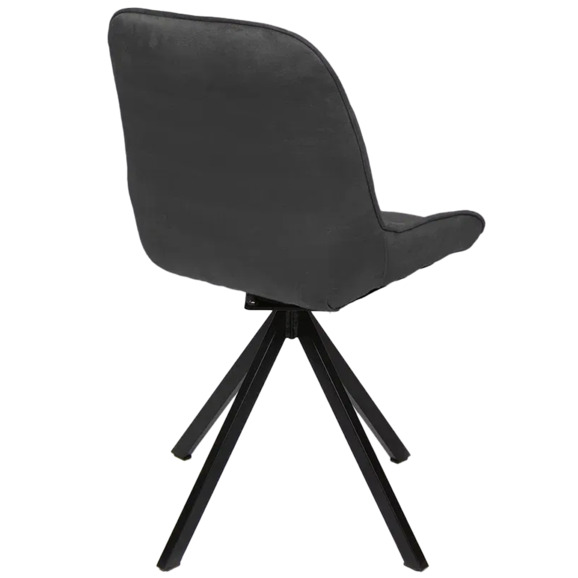 Стул Мускус, пирамида, велюр, темно-серый, черный - фото 4