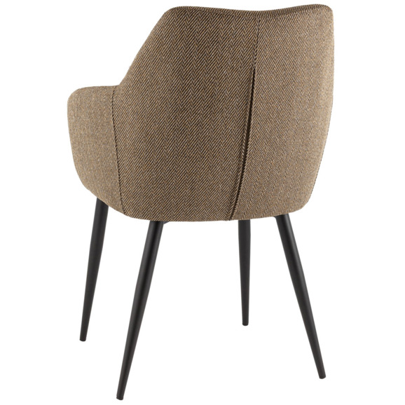 Стул обеденный Katys, оливково-бежевый, елочка - фото 5