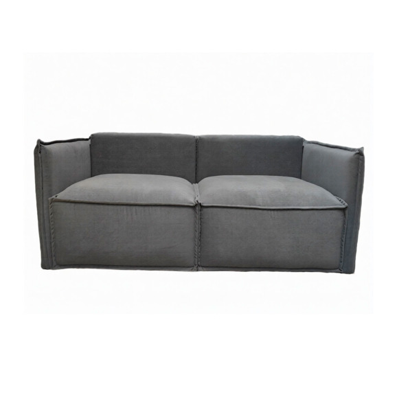 Диван-трансформер Рум двухместный, серый - фото 3