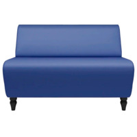 Фотография товара Диван Лотик, экокожа, синий от компании ChiedoCover.