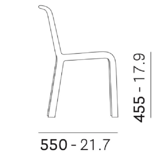 Кресло пластиковое Сауайо, оранжевый - фото 5