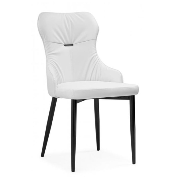 Стул на металлокаркасе Neli white / black Стул на металлокаркасе Neli white / black - фото 1