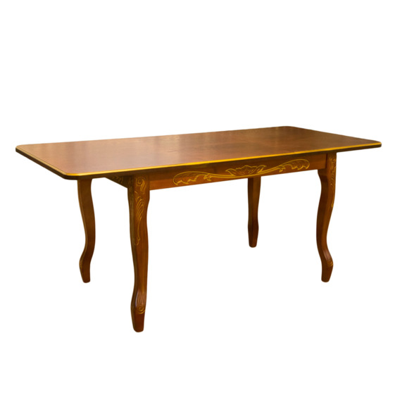 Стол раздвижной Клэнт, массив бука, коричневый - фото 2