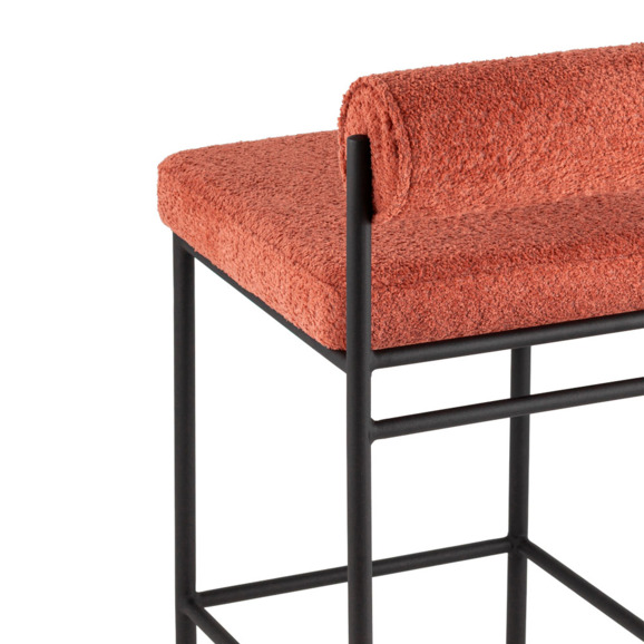 Стул полубарный Балла букле, коралловый Стул полубарный Балла букле, коралловый - фото 7